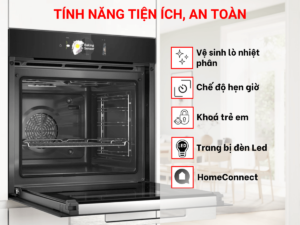 Lò Nướng Bosch 71 Lít HBG7784B1 Series 8