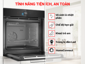 Lò Nướng Kèm Hấp Bosch 71 Lít HSG7584B1 Series 8