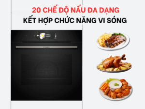 Lò Nướng Kèm Vi Sóng Bosch 67 Lít HMG778NB1 Series 8