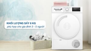 Máy Sấy Quần Áo Bosch 8Kg WTH83028SG Series 4