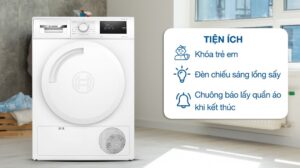Máy Sấy Quần Áo Bosch 8Kg WTH83028SG Series 4