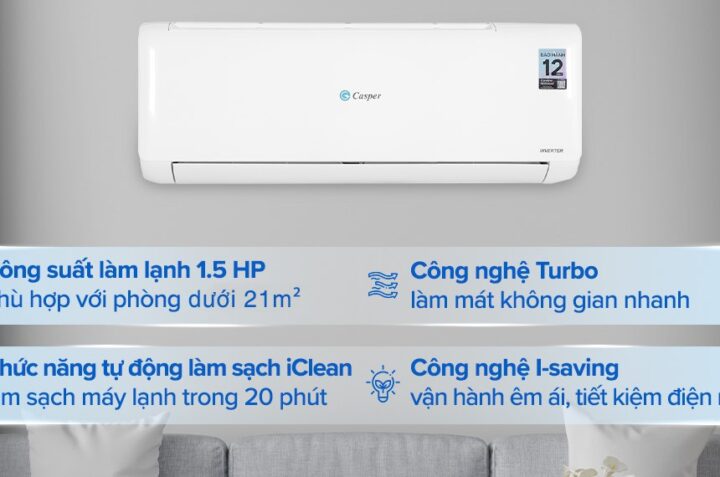 Những lý do nên chọn mua điều hòa Casper TC-12IS36 Inverter