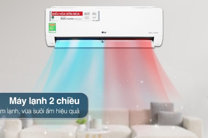 Tận hưởng cuộc sống 4 mùa như ý với điều hòa LG 2 chiều B24END1
