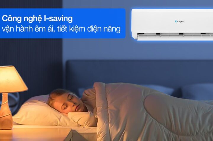 Thỏa mái tận hưởng không gian mát lạnh, không lo tiền điện với điều hòa Casper TC-18IS36