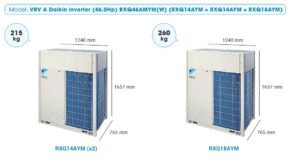 Tổ Hợp Dàn Nóng VRV A Daikin Inverter 46HP RXQ46AMYM (RXQ14AYM + RXQ14AYM + RXQ18AYM)
