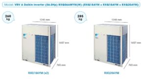 Tổ Hợp Dàn Nóng VRV A Daikin Inverter 56HP RXQ56AMYM (RXQ18AYM + RXQ18AYM + RXQ20AYM)