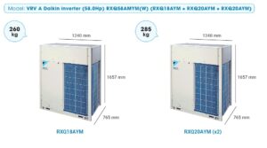 Tổ Hợp Dàn Nóng VRV A Daikin Inverter 58HP RXQ58AMYM (RXQ18AYM + RXQ20AYM + RXQ20AYM)