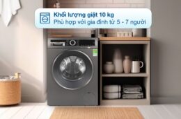 Những ưu điểm và hạn chế của máy giặt Bosch 10kg WGG254A0VN