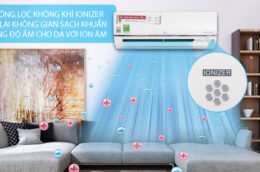 Thanh lọc không khí, tiết kiệm điện với điều hòa LG Inverter V13API1