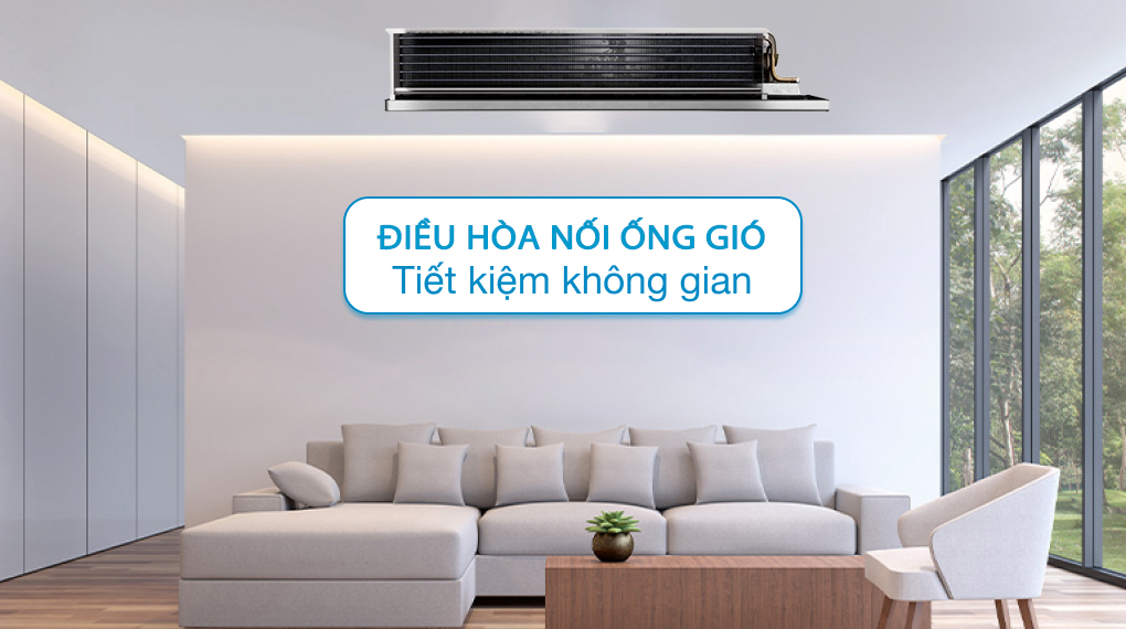 Điều hòa nối ống gió Daikin với thiết kế giấu trần tinh tế