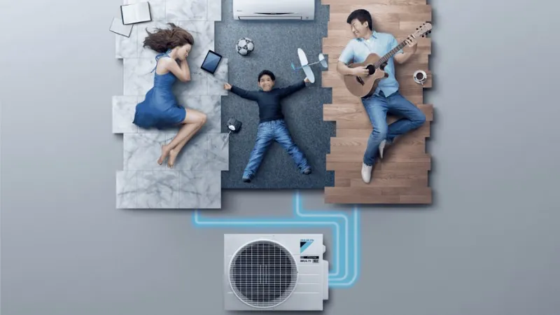 Điều hòa Multi Daikin với chế độ làm lạnh nhanh