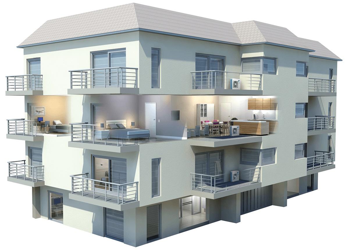 Điều hòa VRV Daikin với thiết kế gọn nhẹ, thẩm mĩ cao