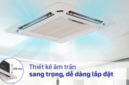 Lắp đặt điều hòa âm trần Midea - Không gian thoáng đẹp, hiệu quả vượt trội