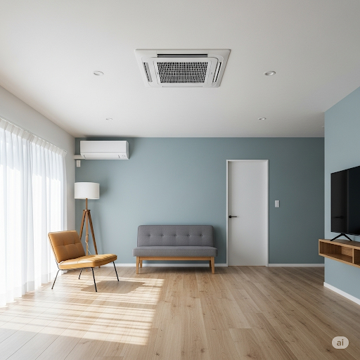 thiết kế tinh xảo, hiện đại của điều hòa âm trần Sumikura