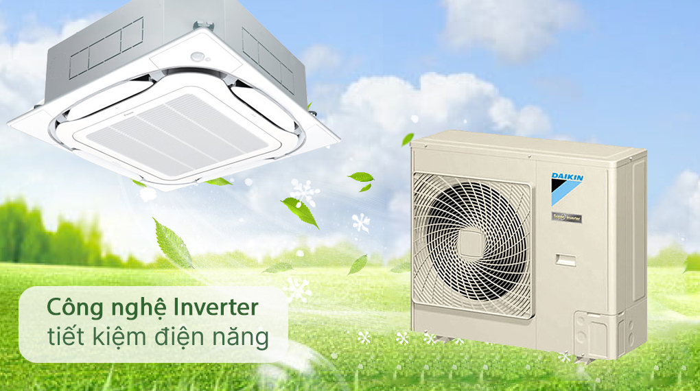 Điều hòa âm trần Daikin FCFC71DVM với công nghệ Inverter tiết giảm điện năng hiệu quả