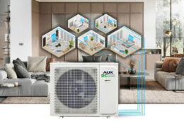 Hệ thống điều hòa AUX Multi: Làm lạnh đồng đều, vận hành thông minh