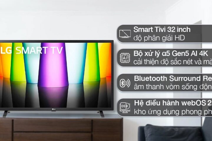 Có nên mua Smart Tivi LG 32LQ636BPS không? Những ưu điểm nổi bật