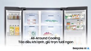 Tủ Lạnh Samsung Inverter Side By Side 655 Lít RS70F65Q3FSV