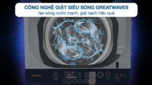 Máy Giặt Toshiba Inverter 15Kg AW-T08DU1600LV(MK)