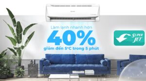 Điều Hòa Sharp 9000BTU 1 Chiều Inverter AH-X10ZEW