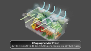 Tủ Lạnh Hitachi Inverter 2 Cánh 396 Lít R-B415EGV1(GBK)