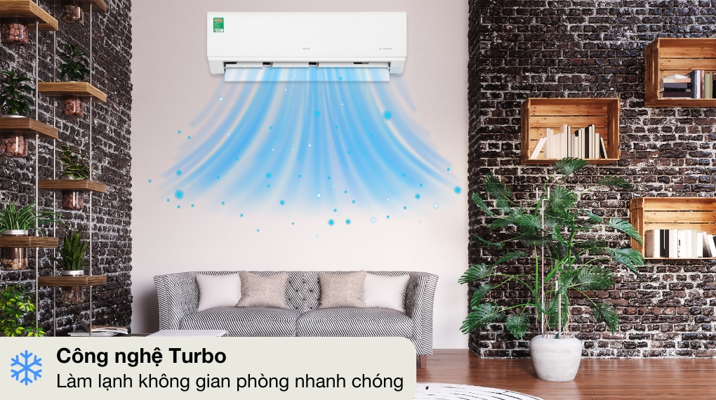 Điều hòa AUX AW18CAA4DI-5VN 18000BTU làm mát nhanh chóng, đồng đều