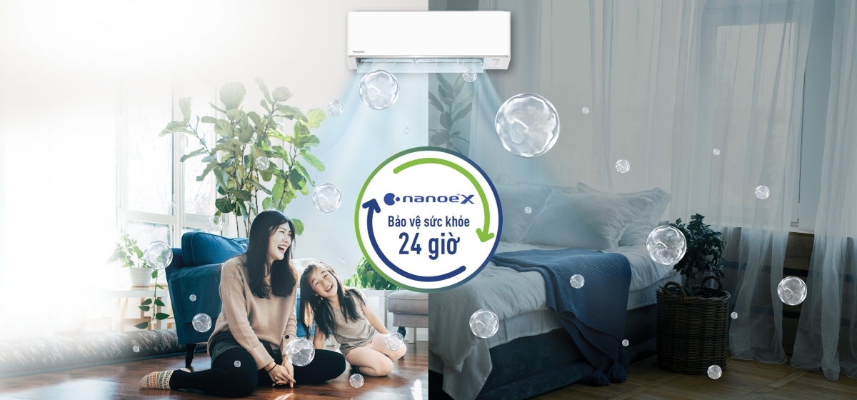 Điều Hòa Panasonic 9000BTU 1 Chiều Inverter CU/CS-RU9AKH-8