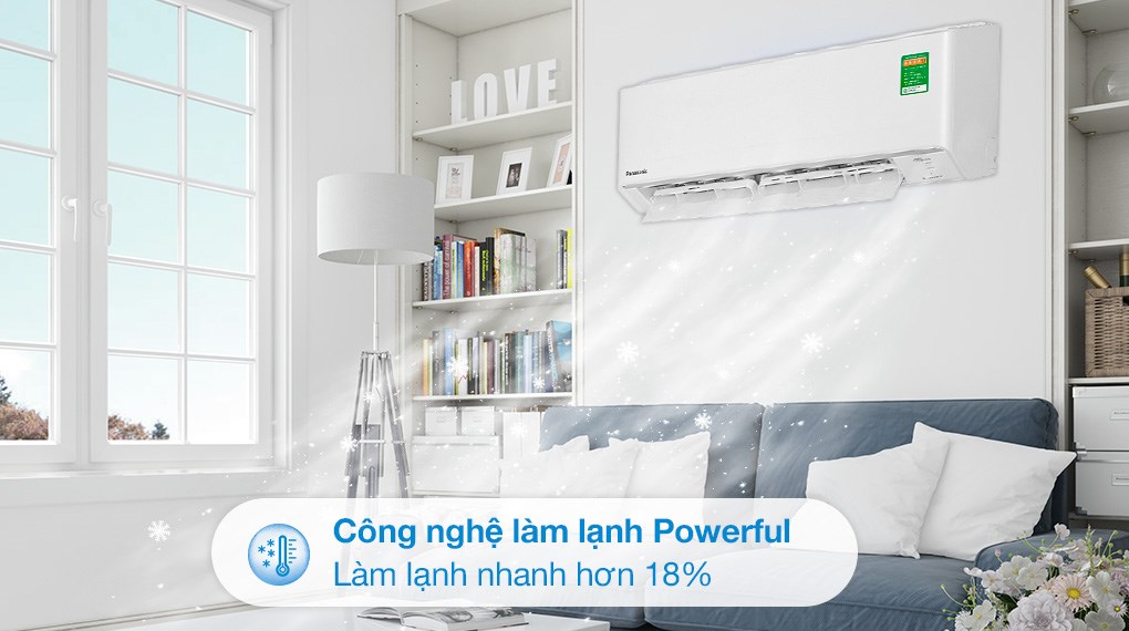 Điều hòa Panasonic CU/CS-XPU18XKH-8B làm mát cực nhanh, dễ chịu