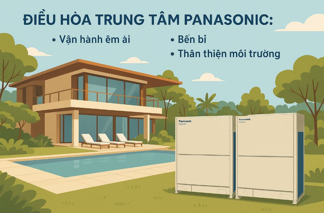 Điều hòa VRF Panasonic ME2 U-10ME2H7 thiết kế linh hoạt, dễ dàng mở rộng hệ thống