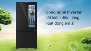 Tủ Lạnh LG Inverter Multi Door InstaView 617 Lít LFB61BLGAI