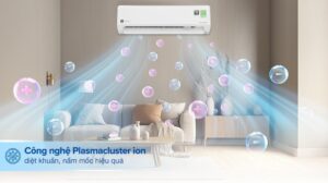 Điều Hòa Sharp 12000BTU 1 Chiều Inverter AH-XP13CHW