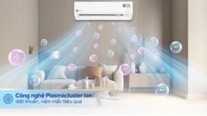 Điều Hòa Sharp 12000BTU 1 Chiều Inverter AH-XP13CMW