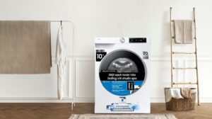 Máy Giặt Samsung Bespoke AI EcoBubble Inverter 10 kg WW10DB7U34GWSV