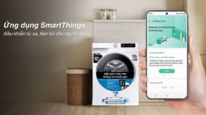 Máy Giặt Samsung Bespoke AI EcoBubble Inverter 10 kg WW10DB7U34GWSV