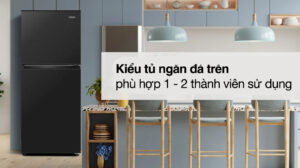 Tủ Lạnh Aqua Inverter 143 Lít AQR-T160FA(BS)