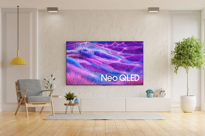 Smart Tivi Samsung QA85QN80FAKXXV Neo QLED: Hình ảnh sắc nét với màn hình rộng