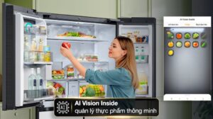 Tủ Lạnh Samsung Inverter Bespoke 636 Lít RF65DB990012SV