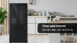 Tủ Lạnh LG Inverter Multi Door InstaView 612 Lít LFD61BLGAI