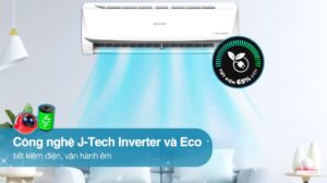 Điều Hòa Sharp 9000BTU 1 Chiều Inverter AH-X10ZEW