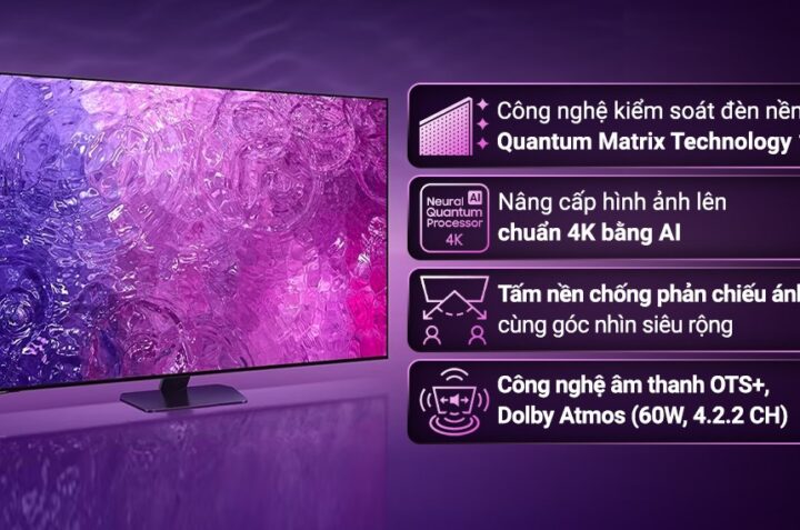 Tivi Samsung QA65QN90CAKXXV Neo QLED: Vượt trội về hình ảnh và độ sáng