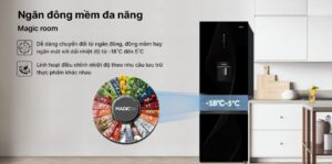 Tủ lạnh Aqua Inverter 2 Cánh 320 lít AQR-B380MA(WGP)U1