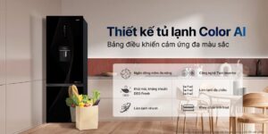 Tủ lạnh Aqua Inverter 2 Cánh 320 lít AQR-B380MA(WGP)U1