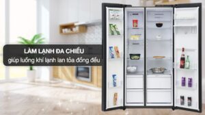 Tủ Lạnh Aqua Inverter 569 Lít AQR-S633XA(WSL)