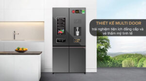 Tủ Lạnh Panasonic Inverter 621 Lít NR-XY680YMMV 4 Cánh