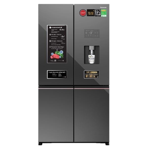 Tủ Lạnh Panasonic Inverter 621 Lít NR-XY680YMMV 4 Cánh