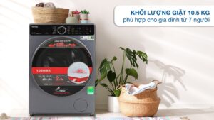 Máy giặt Toshiba Inverter 10.5 kg TW-T25BZU115MWV(MG)