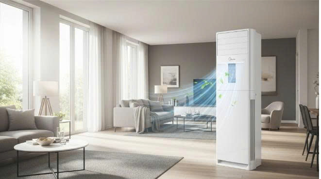 giới thiệu tổng quan của Điều hòa tủ đứng Midea MFJJ-50HRN1