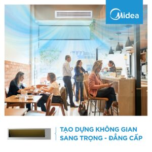 Điều Hòa Nối Ống Gió Midea 2 Chiều Inverter 36000BTU MTI-36HRFN8