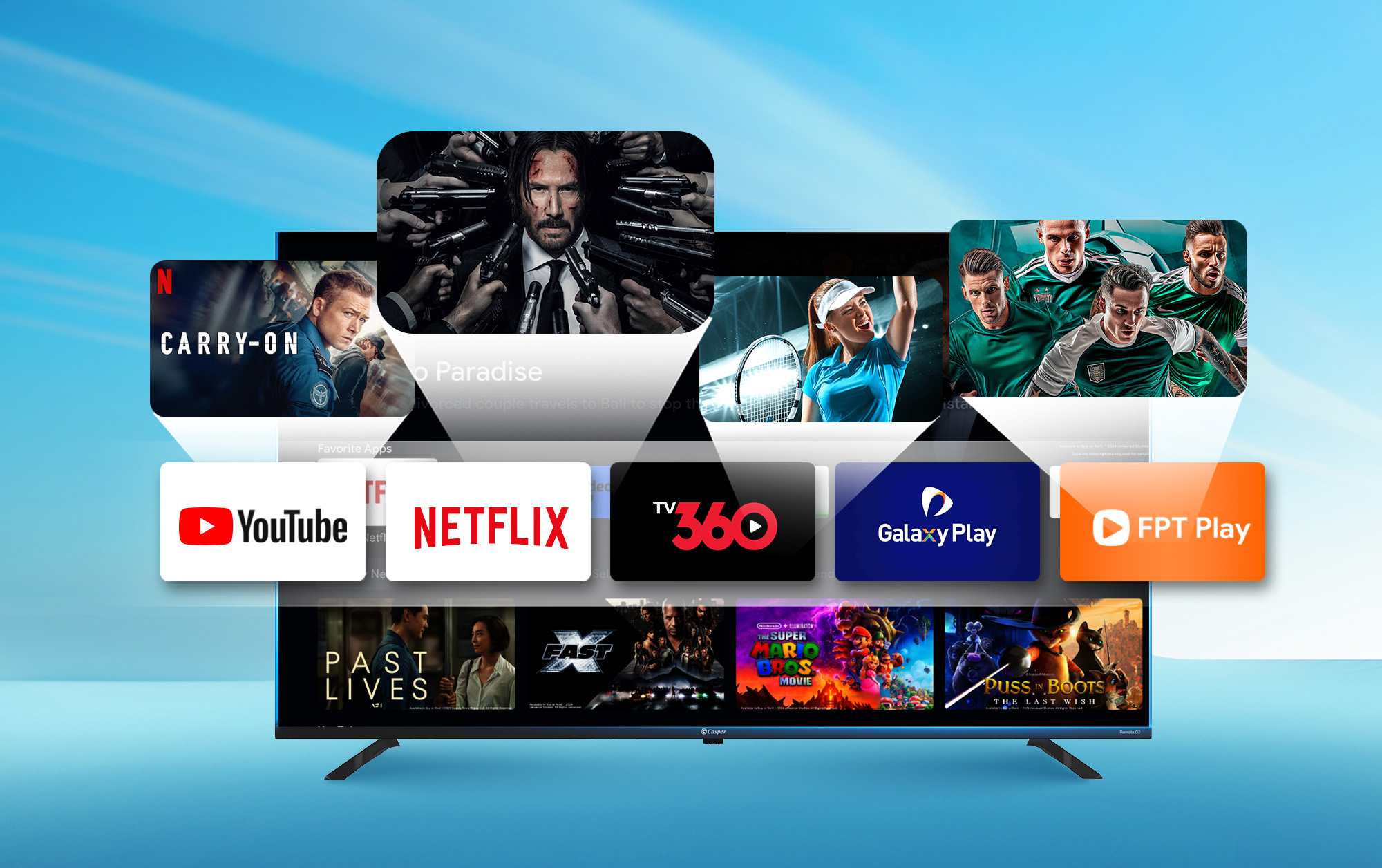 Google Tivi Casper 50 Inch 4K Ultra HD D50UGC620