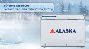Tủ Đông Alaska Dàn Nhôm BCD-3568N 2 Ngăn 2 Cánh 350 Lít